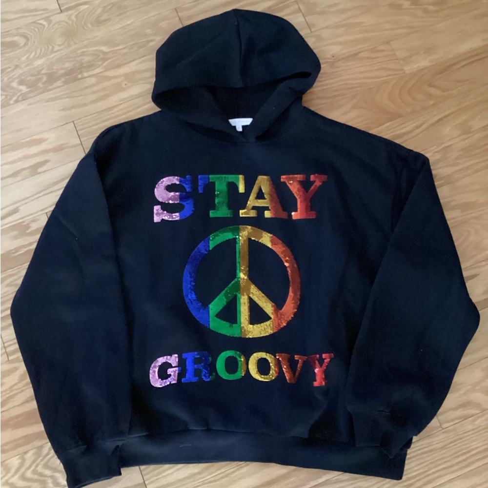 NWOT Sweatshirt With Sequin Embellishment